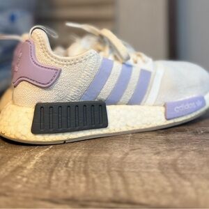 Adidas Cream and Lavender Sneakers